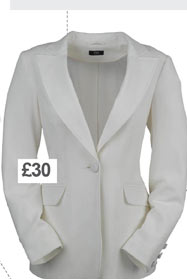 F&F Crepe one button jacket £30