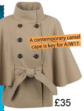 F&F Belted cape coat £35
